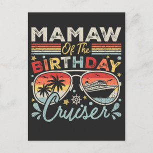 Cartão Postal Mamaw do Cruzeiro de Aniversário Férias