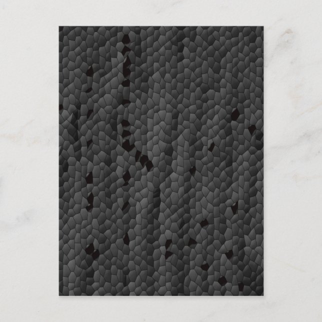 Cartão Postal Mamba Preto em Ilustração,Arte (Frente)