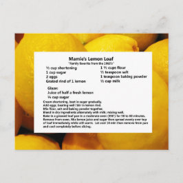 Cartão Postal Mamie's Lemon Loaf