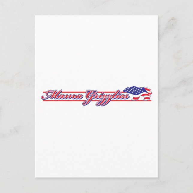 Cartão Postal Mamma-Grizzly.Script-eps (Frente)