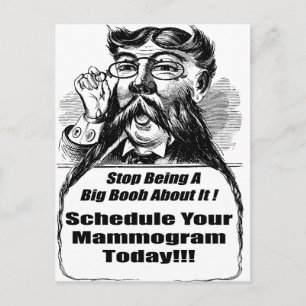 Cartão Postal Mamogramas de Cancer
