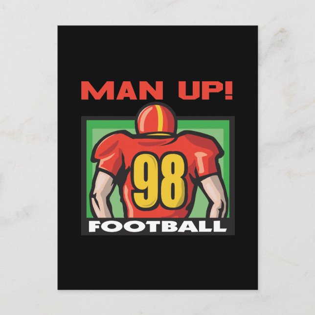 Cartão Postal Man Up (Frente)