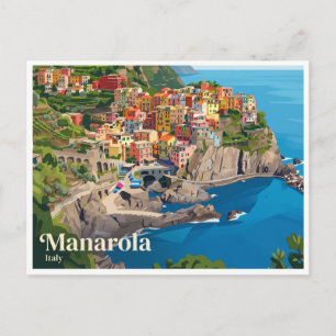 Cartão Postal Manarola Itália
