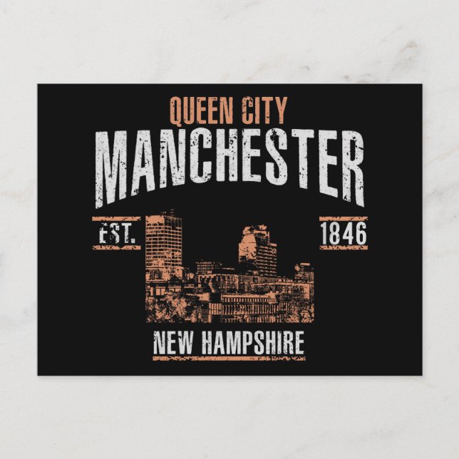 Cartão Postal Manchester (Frente)