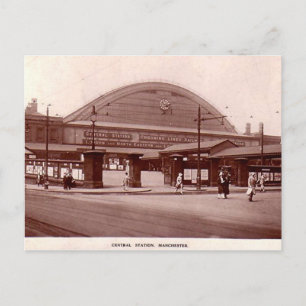 Cartão Postal Manchester, Estação Central