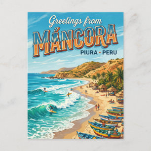 Cartão Postal Máncora Peru