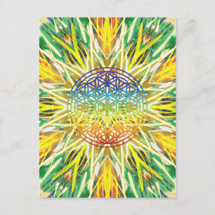 Cartão Postal Mandala Art