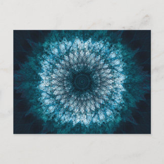 Cartão Postal Mandala Azul Índigo