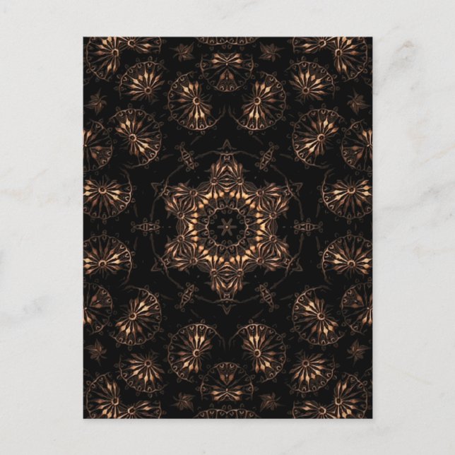 Cartão Postal Mandala da Idade do Bronze (Frente)
