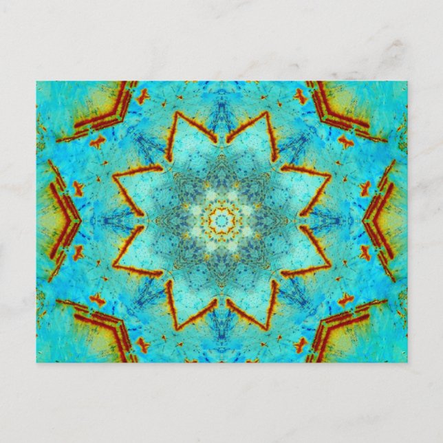 Cartão Postal Mandala da oxidação (Frente)
