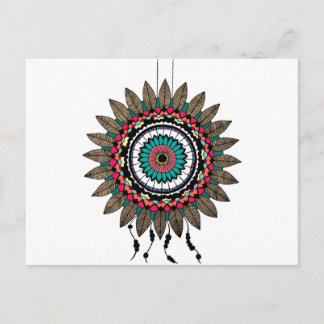 Cartão Postal Mandala de Dreamcatcher