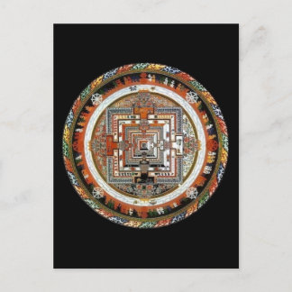 Cartão Postal Mandala de Kalachakra