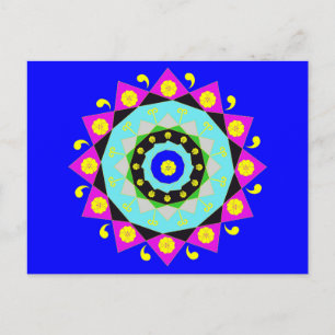 Cartão Postal Mandala:Decorativo