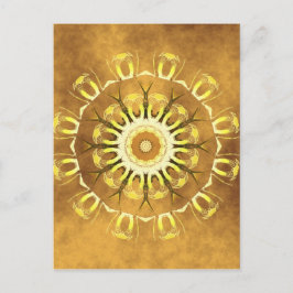 Cartão Postal Mandala Earth no 2 criado por Tutti