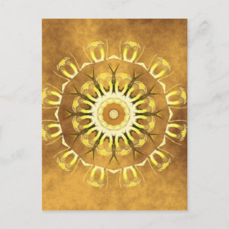 Cartão Postal Mandala Earth no 2 criado por Tutti