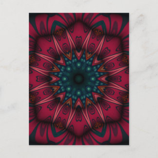 Cartão Postal Mandala Geométrica