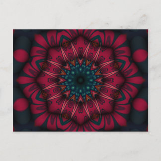 Cartão Postal Mandala Geométrico
