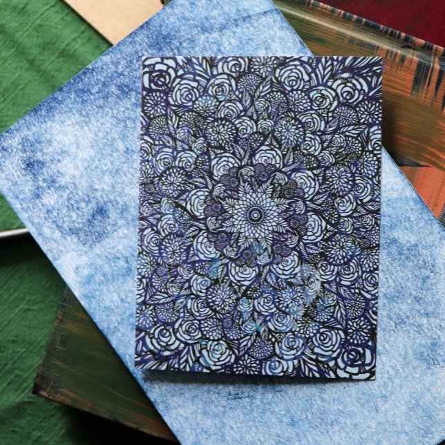 Cartão Postal Mandala Nature Floral (Criador carregado)