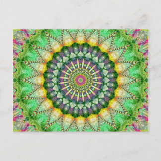 Cartão Postal Mandala Patchwork no.1 criada por Tutti