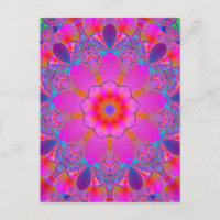 Mandala rosa e psíquica púrpura