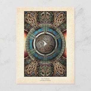 Cartão Postal Mandala Triskelion