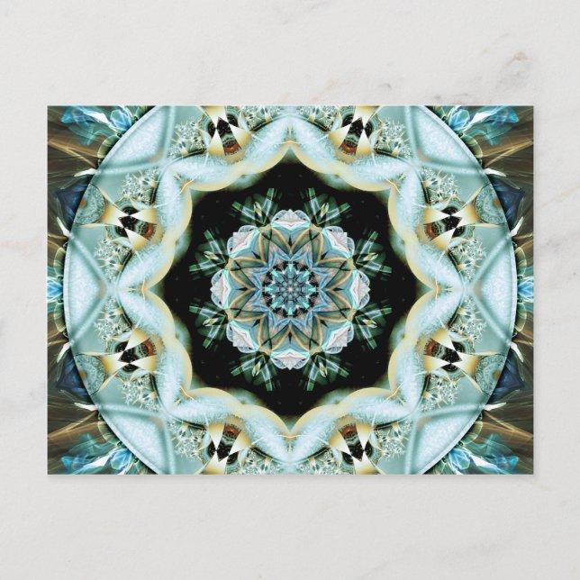 Cartão Postal Mandalas do Coração da Liberdade 21 (Frente)