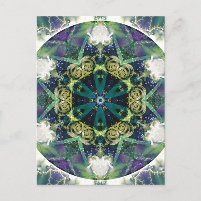 Cartão Postal Mandalas do perdão e lançamento 20 (Frente)