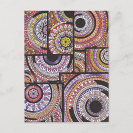 Cartão Postal Mandalas GraphiZen