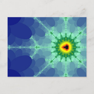 Cartão Postal Mandel em um Cartão-Postal Lilly Pad