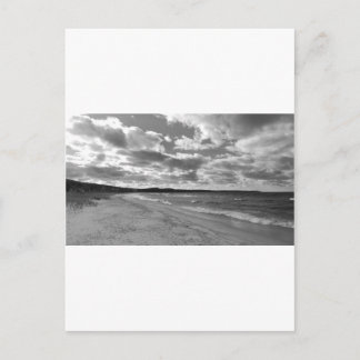 Cartão Postal Mandril do vale, praia de Michigan