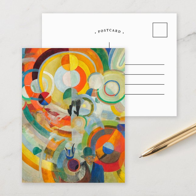 Cartão Postal Manège de Cochons | Robert Delaunay (Criador carregado)