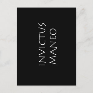 Cartão Postal Maneo Invictus