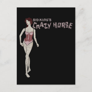 Cartão Postal manequim de cavalo louco de sid king