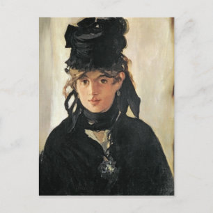 Cartão Postal Manet Berthe Morisot com Buquê de Violetas