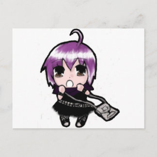 Cartão Postal Manga Mizuki Pink