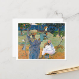 Cartão Postal Mango Trees, Martinica 1887, por Paul Gauguin