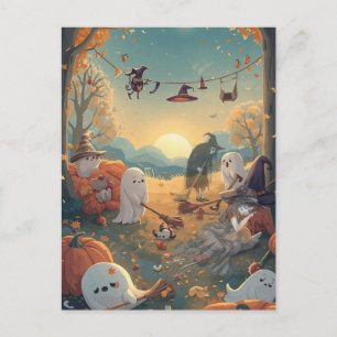 Cartão Postal Manhã Após o Halloween - Um Conto Fantasmagórico d