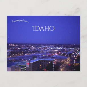 Cartão Postal Manhã cedo em Boise Idaho