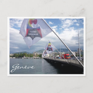 Cartão Postal manhã da genève