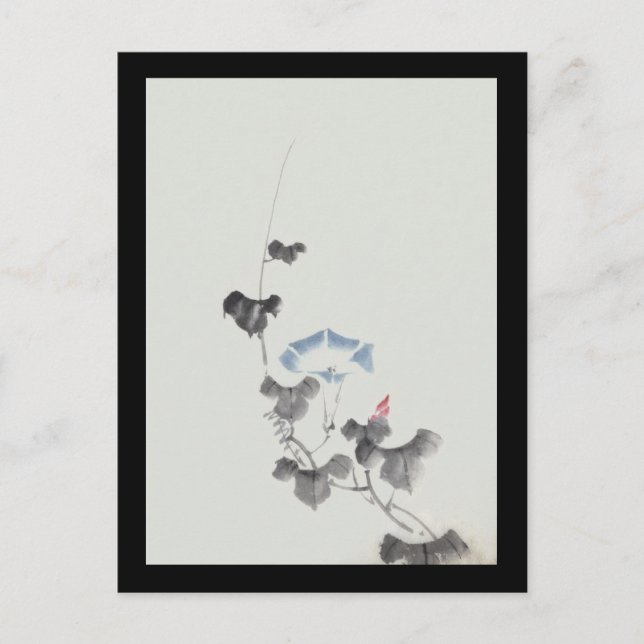 Cartão Postal Manhã Glória Hokusai Belas Artes Japonesas (Frente)