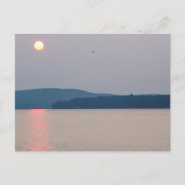 Cartão Postal Manhã Sobre Elk Lake, Michigan