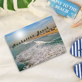 Cartão Postal Manhattan Beach Waves