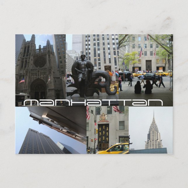 Cartão Postal Manhattan V (Frente)