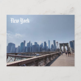 Cartão Postal Manhattan View from Brooklyn postcard New York