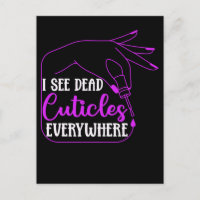 Manicurista de unhas do Nail Tech Humor Cosmetics