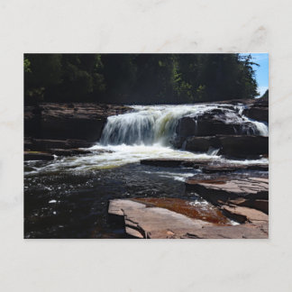 Cartão Postal Manido Falls, Porcupine Mountain, Michigan
