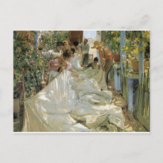 Cartão Postal Manipulação da vela - Joaquín Sorolla y Bastida