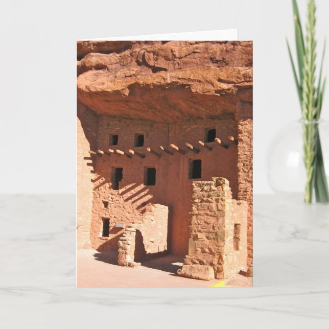 Cartão postal Manitou Cliff Dwellings (Frente)