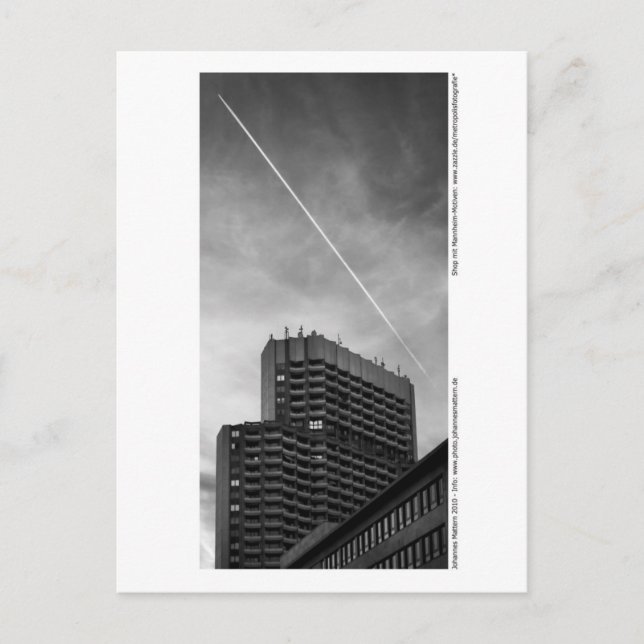 Cartão Postal Mannheim - Collinicenter (Frente)