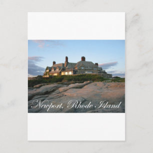 Cartão Postal Mansão em Newport